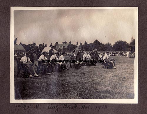 Sports Day 1st EGH August Bank Holiday 1918